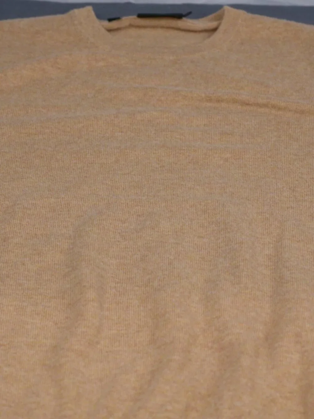 Rodd & Gunn Merino Cashmere Crewneck Sweater Tan Camel Mélange 2XL